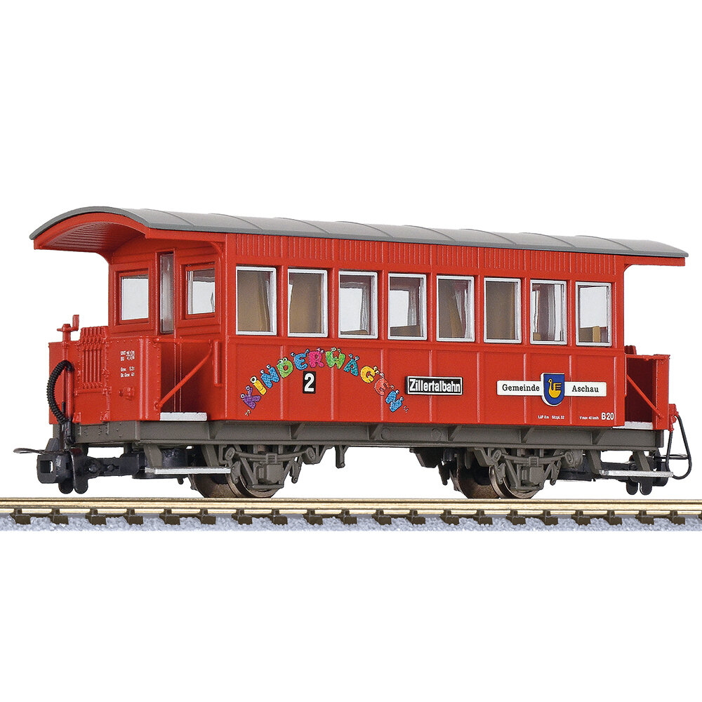 Passenger coach, type Bi, ″Aschau″, B 20, Zillertalbahn, Ep.VI