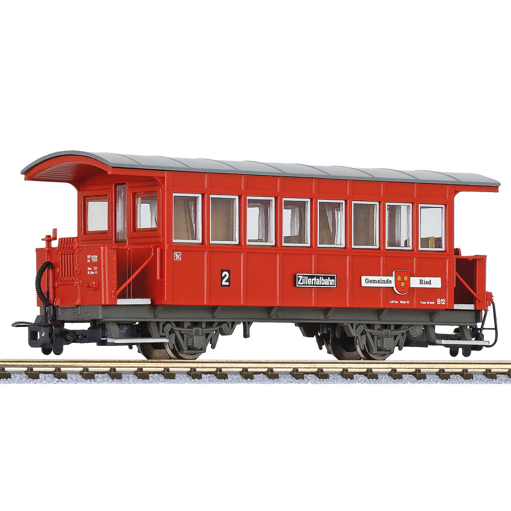 Passenger coach, type Bi, ″Ried″, B 12, Zillertalbahn, Ep.VI