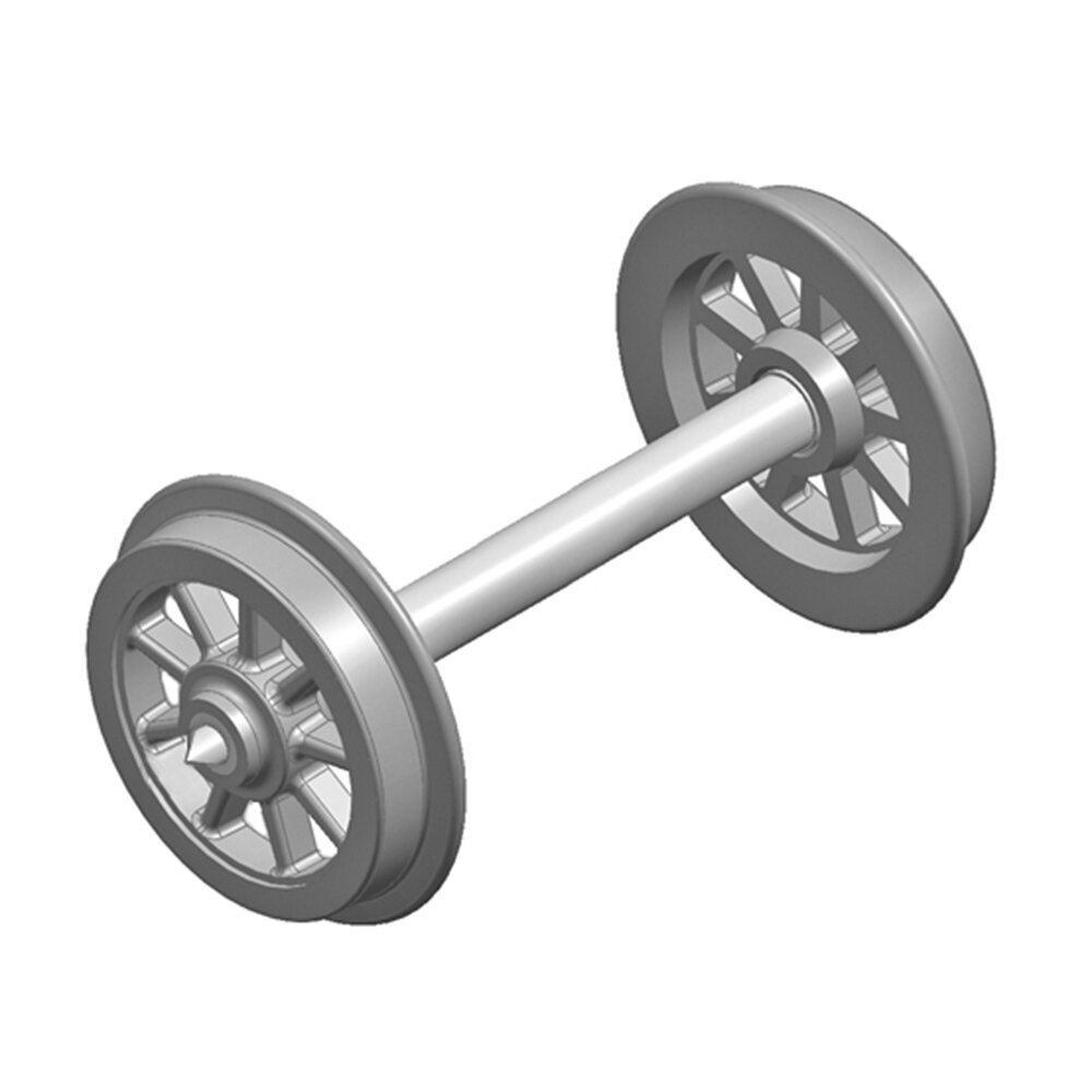 Spoked Wheel Set Covered with Low Flange 2pcs/Bag