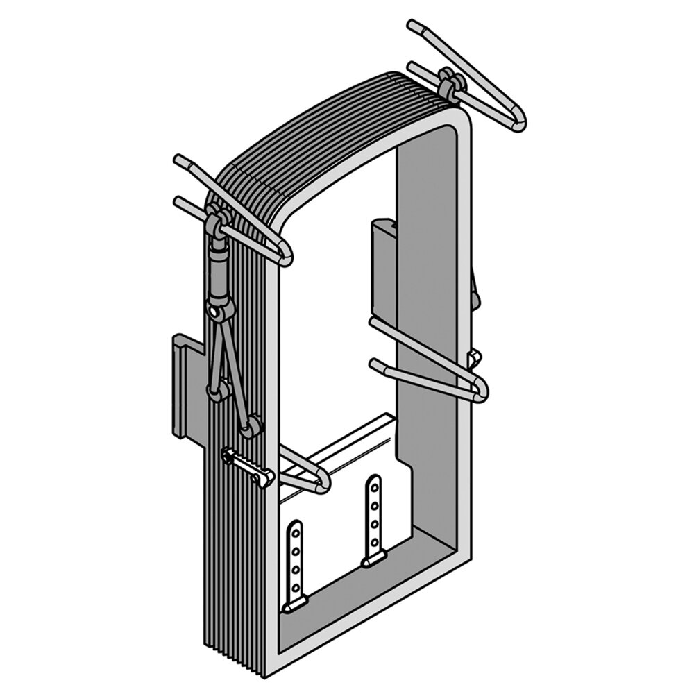 Gangway Bellows Standard Retracted 1pc/Bag
