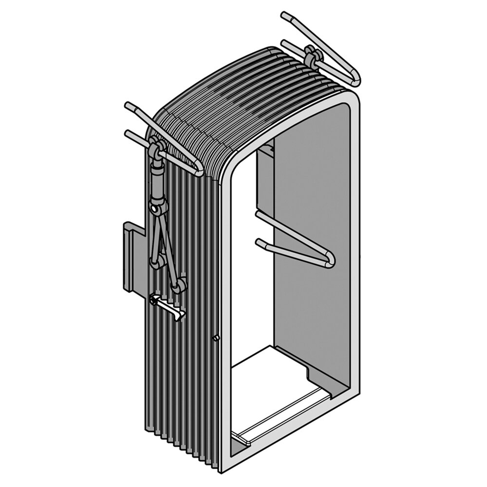 Gangway bellows standard extended
