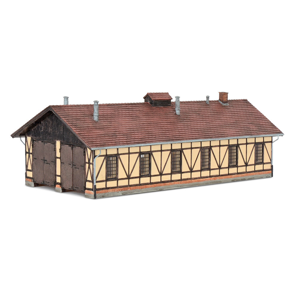 H0e engine shed from Heribert