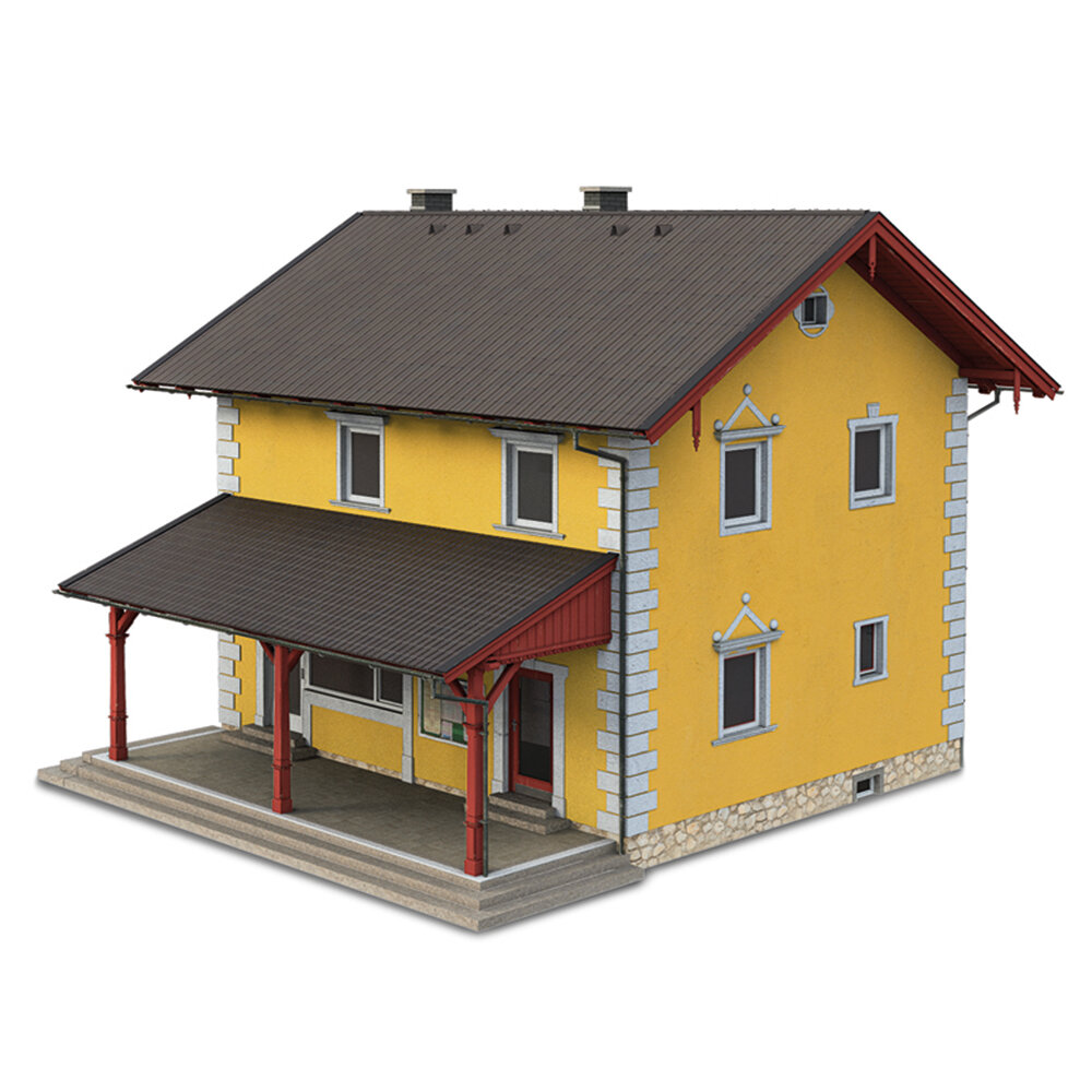 Fügen station, Austria, station building N, Ep. IV - VI