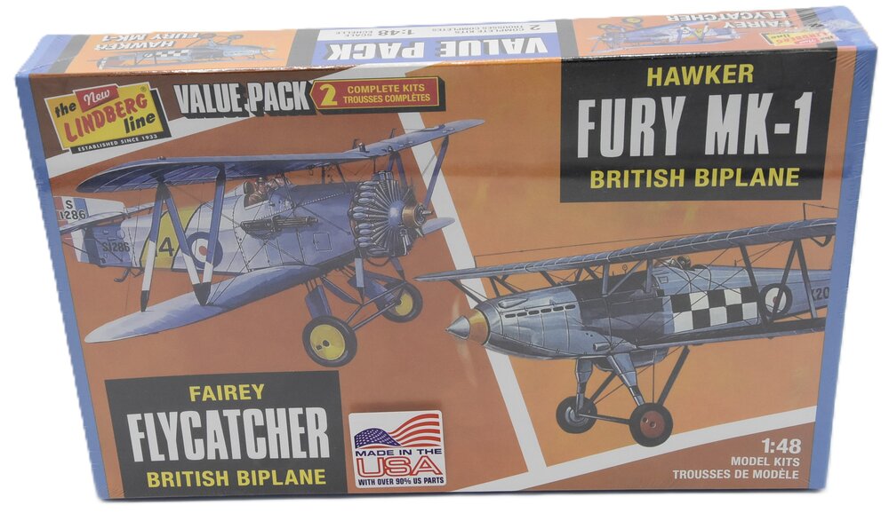 Fairey Flycatcher & Hawker Fury 2-PACK