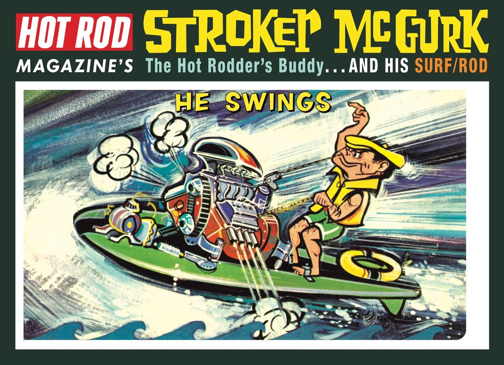 Stroker McGurk Surf Rod Caricature