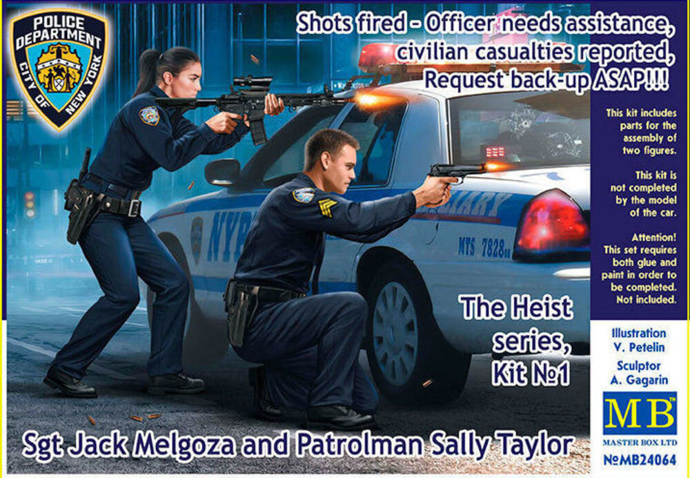 Sgt Jack Melgoza and Patrolman Sally Taylor