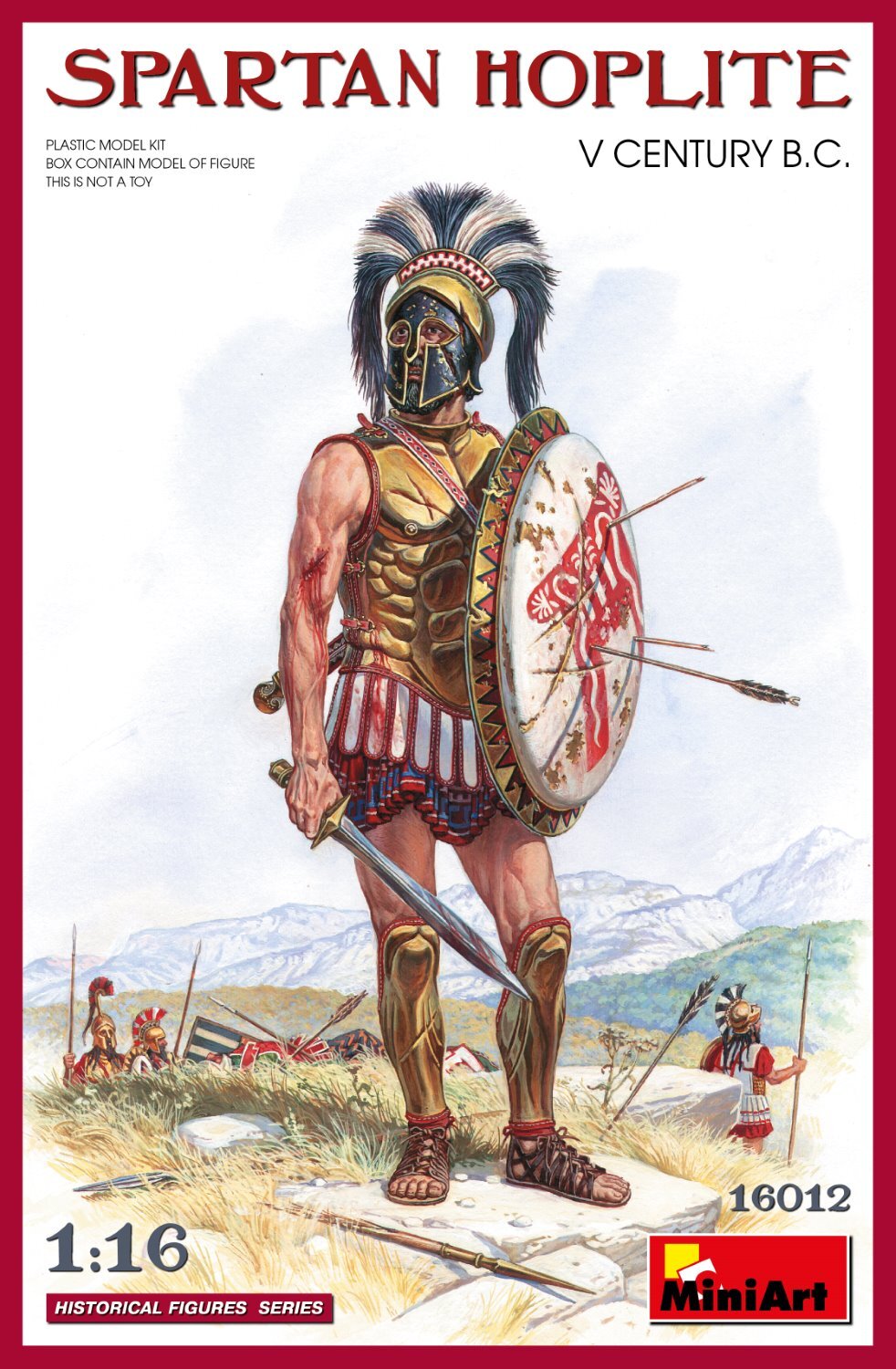 Spartan Hoplite V Century B.C. 1/16