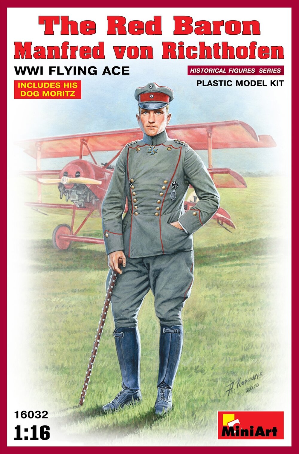 Red Baron Richthofen WWI Ace 1/16