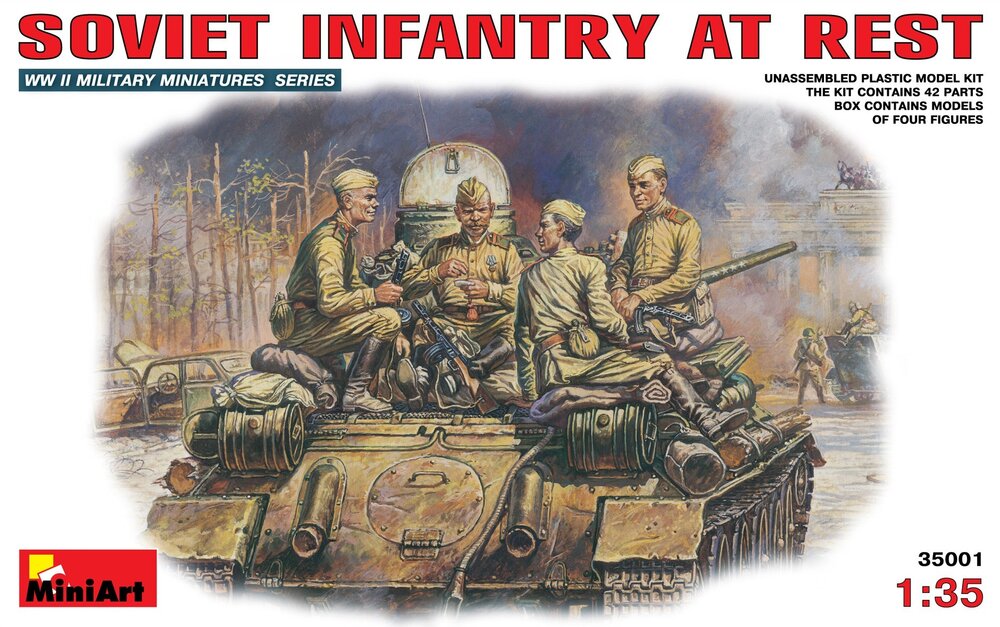 MINIART Soviet infantry sit up 1/35