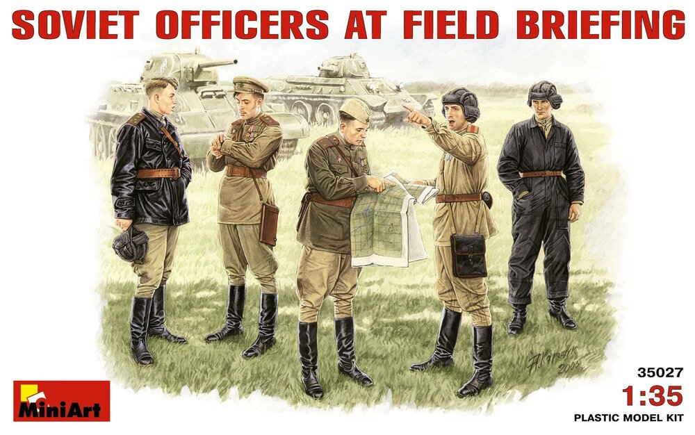 MINIART Soviet Officers Brief. 1/35