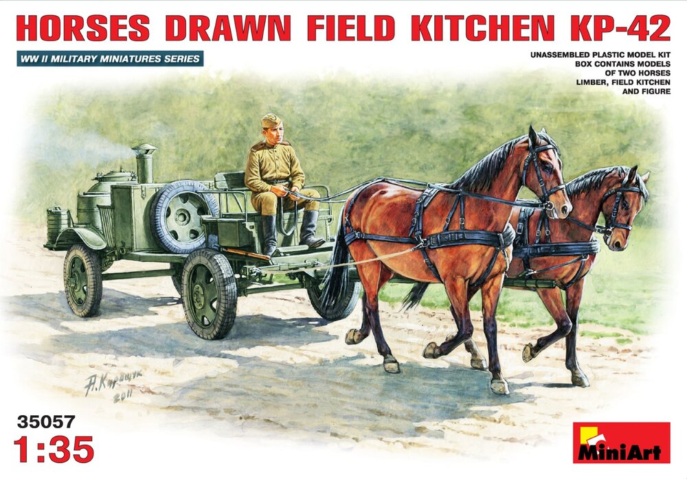 MINIART Sov.Field Kitchen KP42 1/35