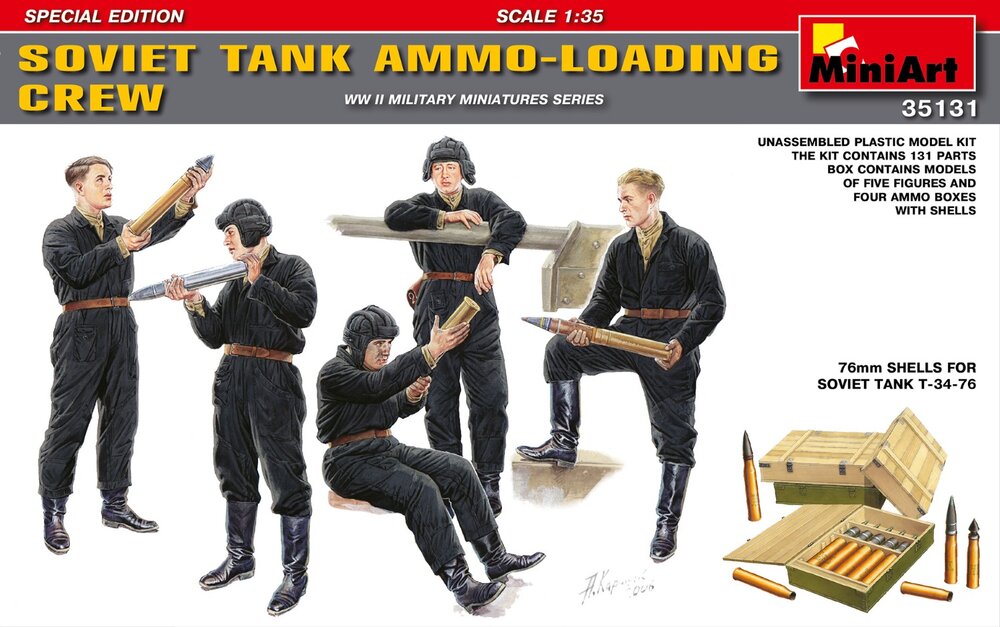 Sov. Tank Ammo Loading Crew 1/35