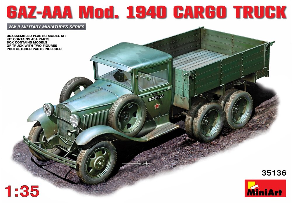 MINIART GAZ-AAA '40 Cargo 1/35