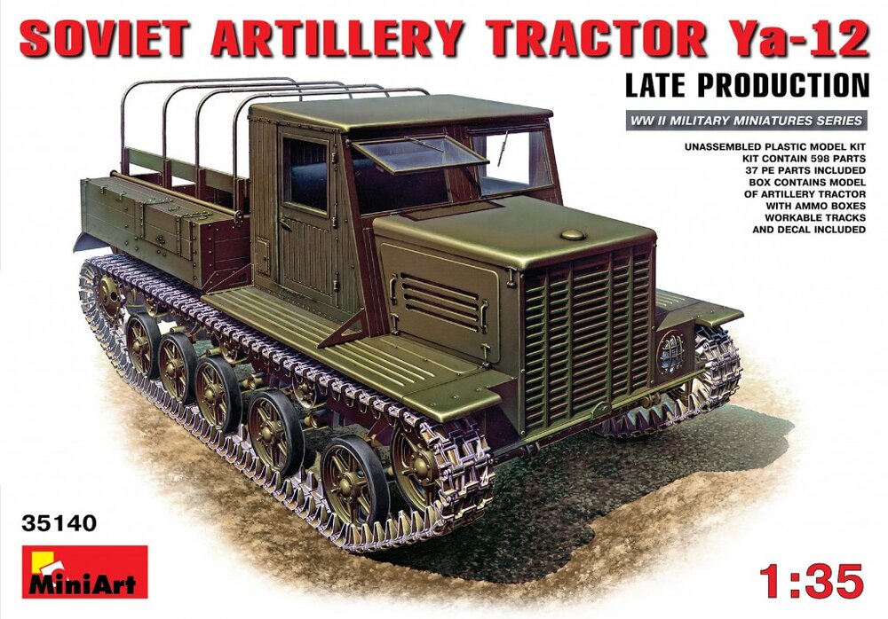 Soviet Artillery Tract. YA12 1/35