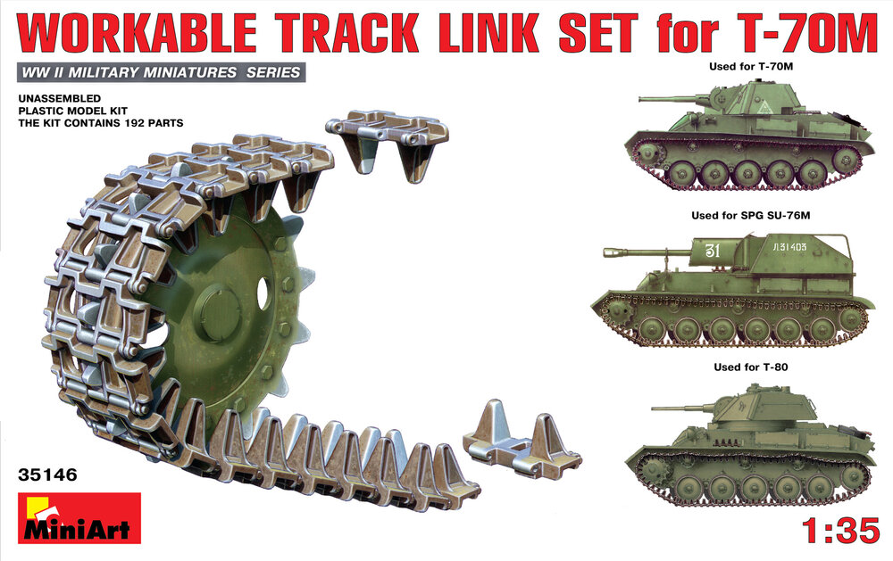 Workable Track Link Set T70M 1/35