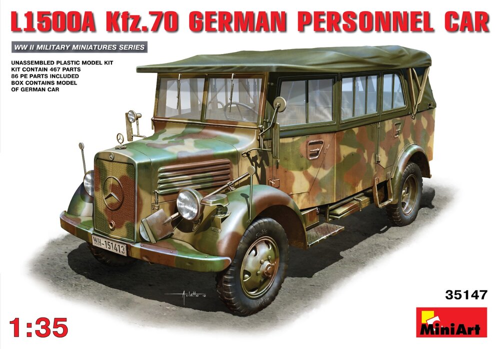 1/35 L1500A (KFZ.70) GERMAN PERSONNEL CA