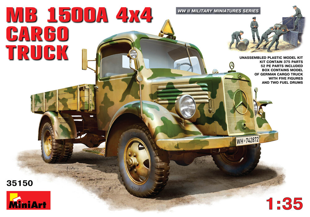 MB L 1500 A 4x4 Cargo Truck 1/35