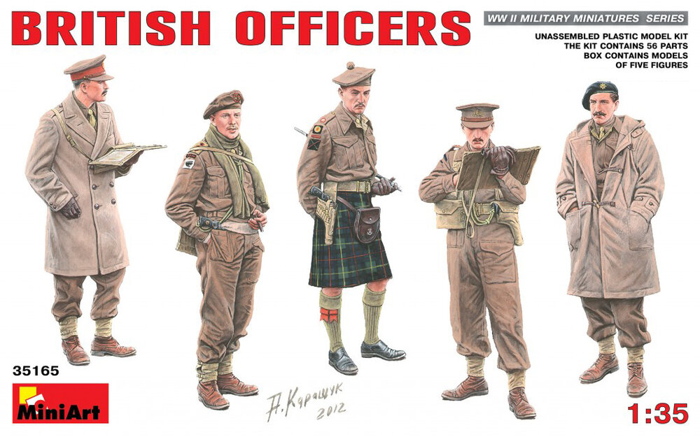 1/35 BRITISH OFFICERS