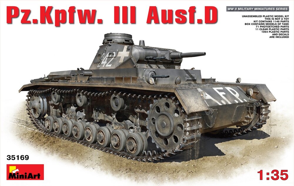 Pz.Kpfw.3 Ausf.D 1/35