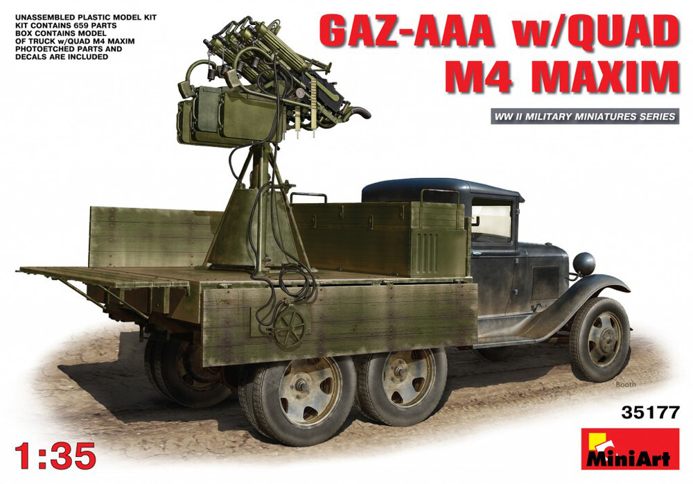 1/35 GAZ-AAA W/QUAD MAXIM