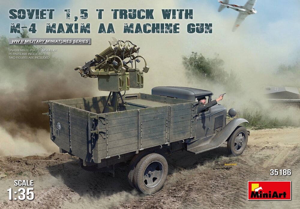 Soviet 1,5t Truck & M4 Gun 1/35