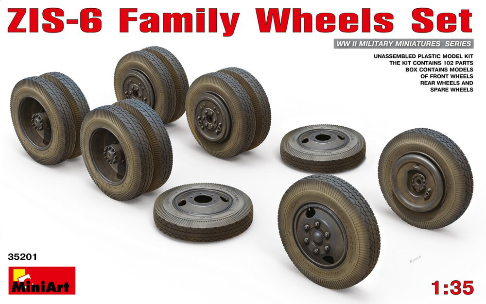 ZIS-6 Family Wheels Set 1/35