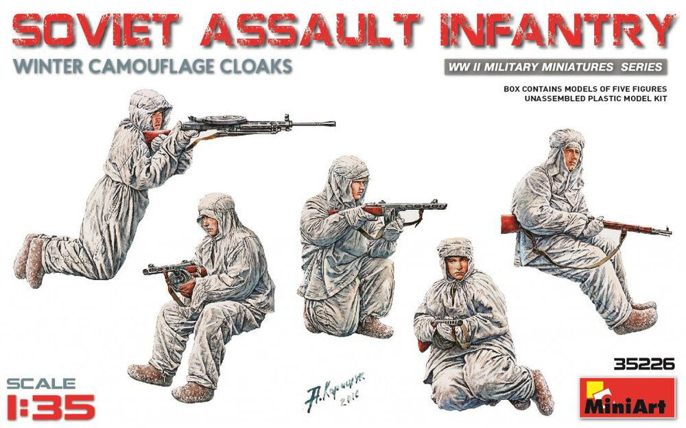 Soviet Assault Infantry Winter 1/35