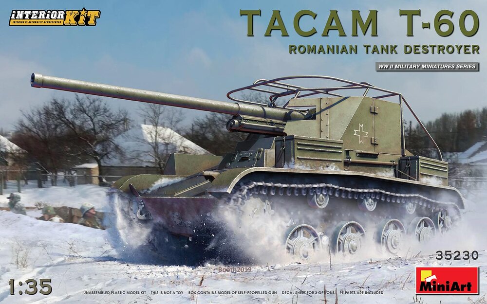 Tacam T-60 Romanian Tank Dest. 1/35