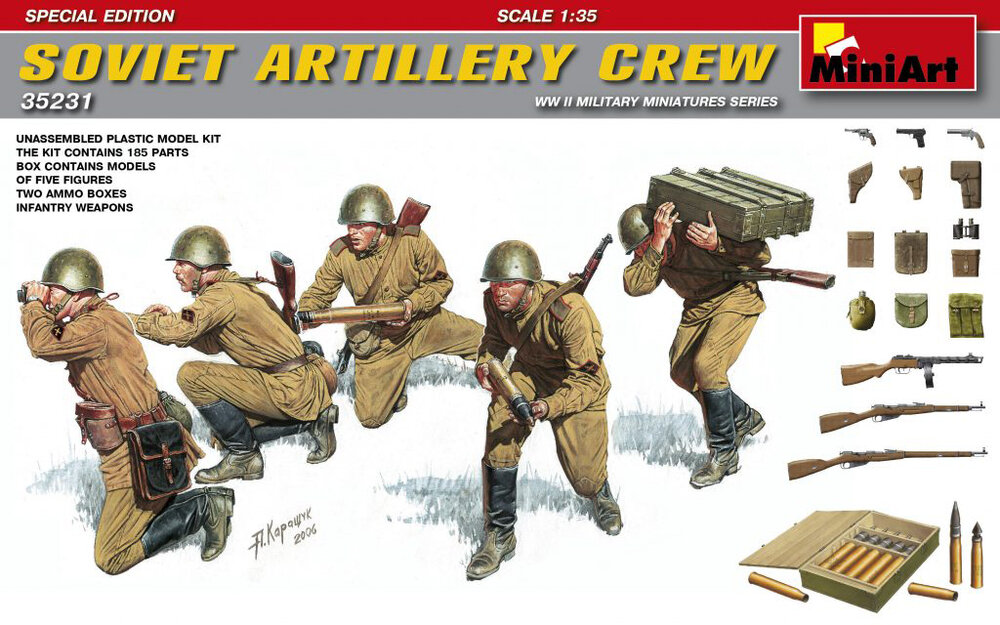 Sov.Artillery Crew Special Ed. 1/35