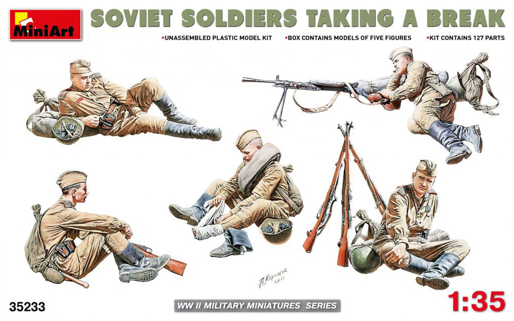 Sov.Soldiers Taking a break 1/35