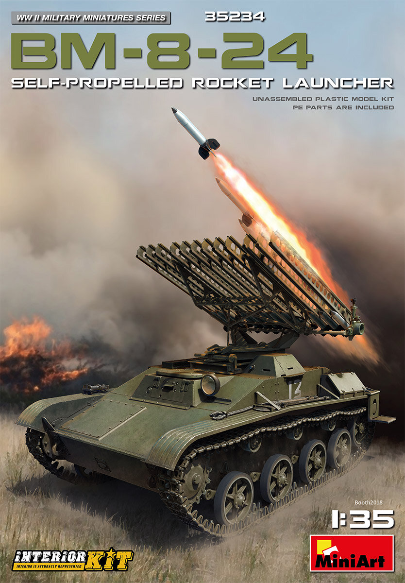 BM-8-24 SelfP. Rocket Launcher 1/35