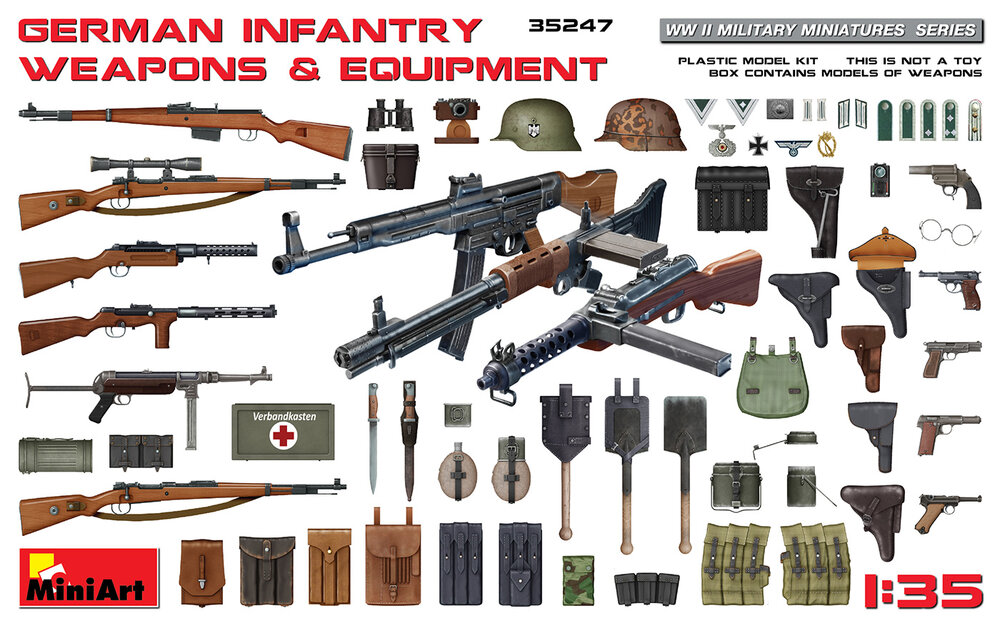 Infantry Weapons & Equipment 1/35