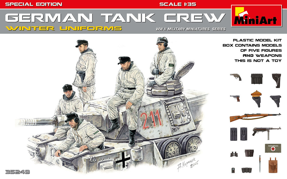 German Tank Crew Winter Sp.Ed. 1/35