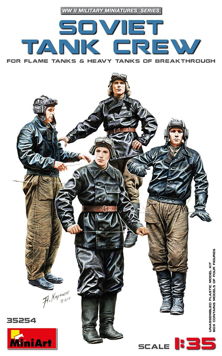 Soviet Tank Crew (Flame & Heav)1/35