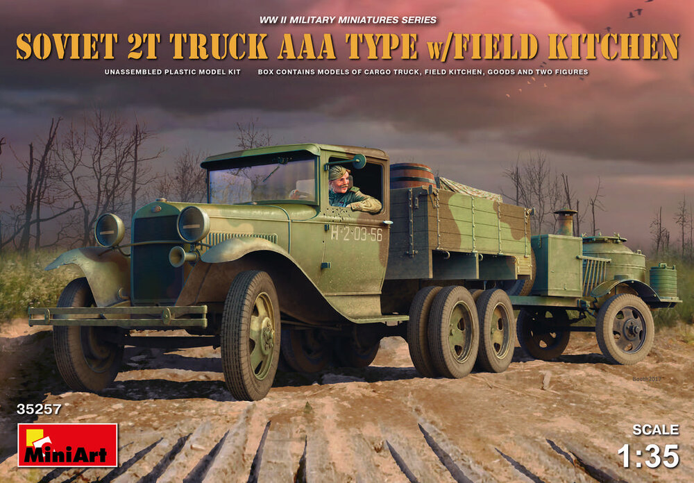 Sov.2T Truck AAA & Fiel Kitch. 1/35