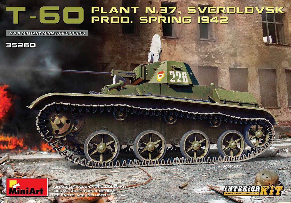 T-60 Plant N.37 Sverdlovsk '42 1/35