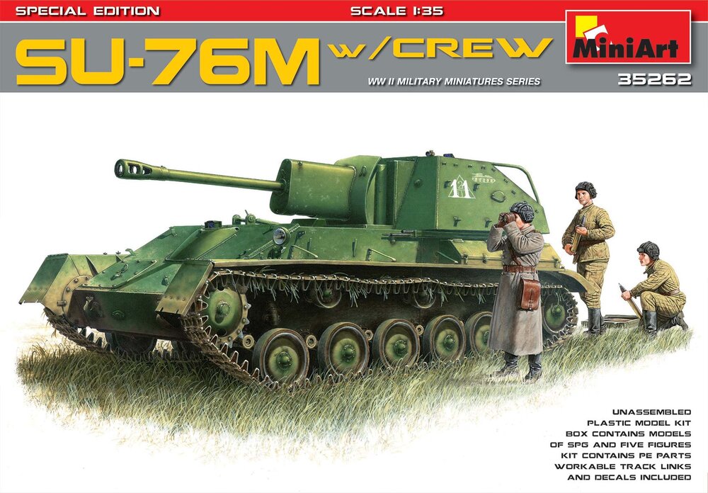SU76M with Crew Special Edit. 1/35