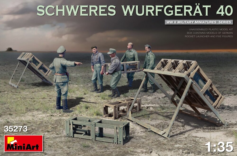 German SCHWERES WURFGERÄT 40 1/35
