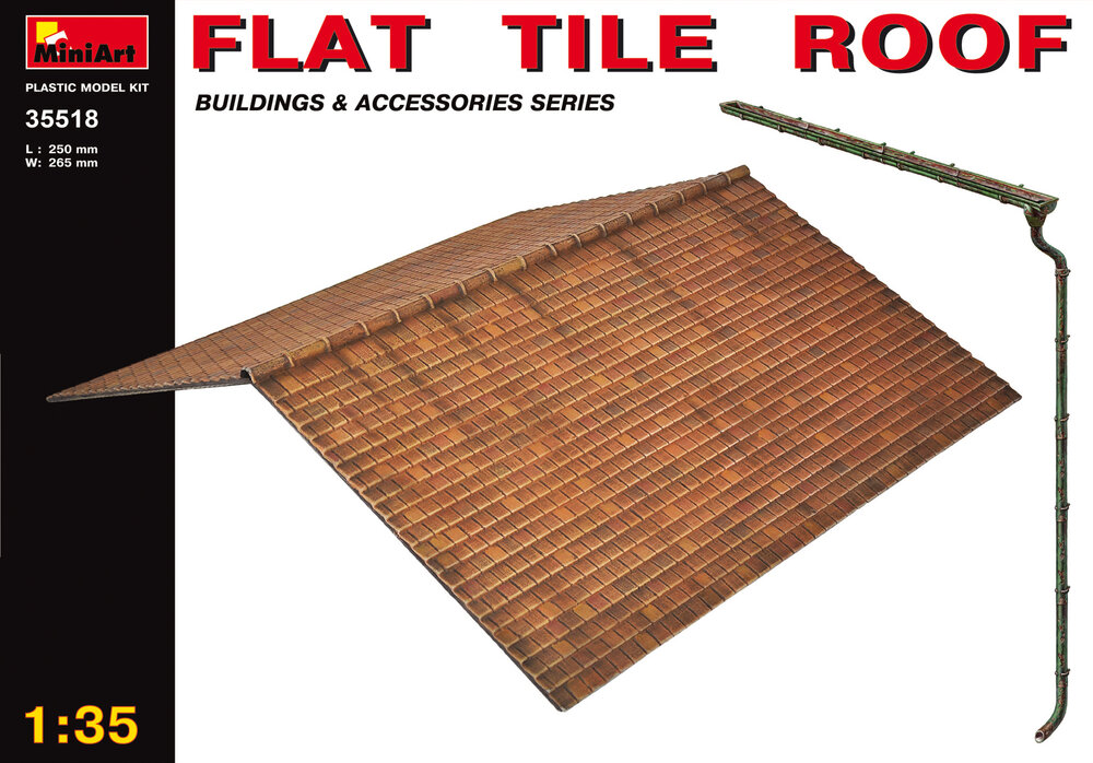 MINIART Flat Tile Roof 1/35