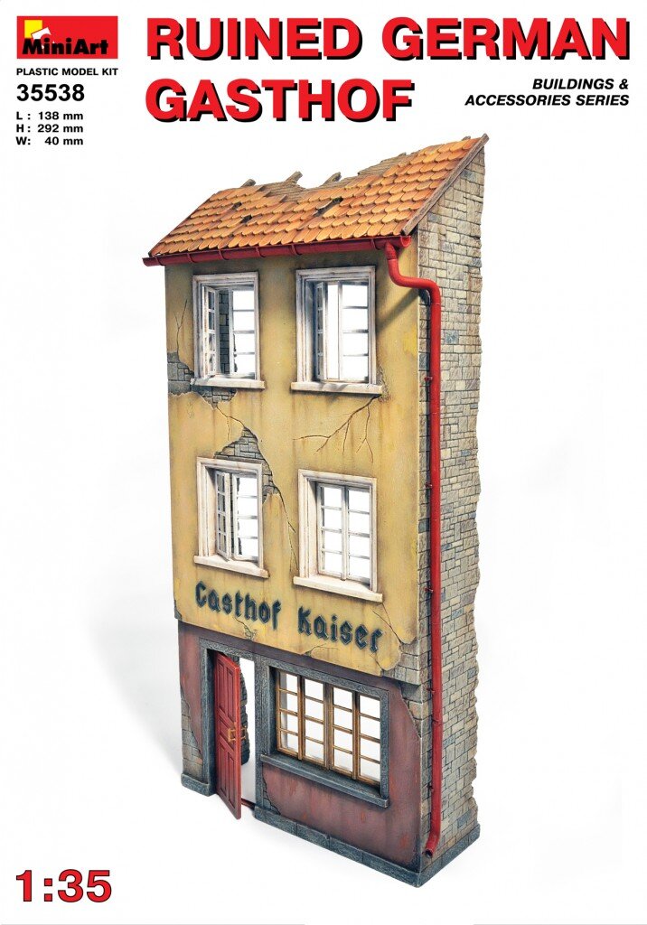 MINIART German Gasthof ruined 1/35