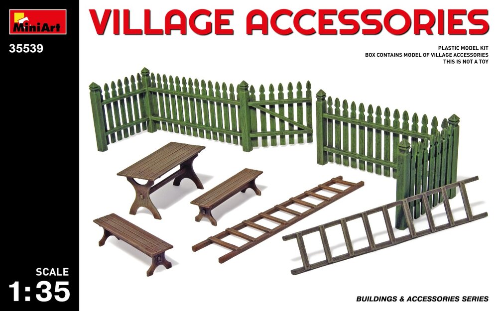 MINIART Village Accessories 1/35