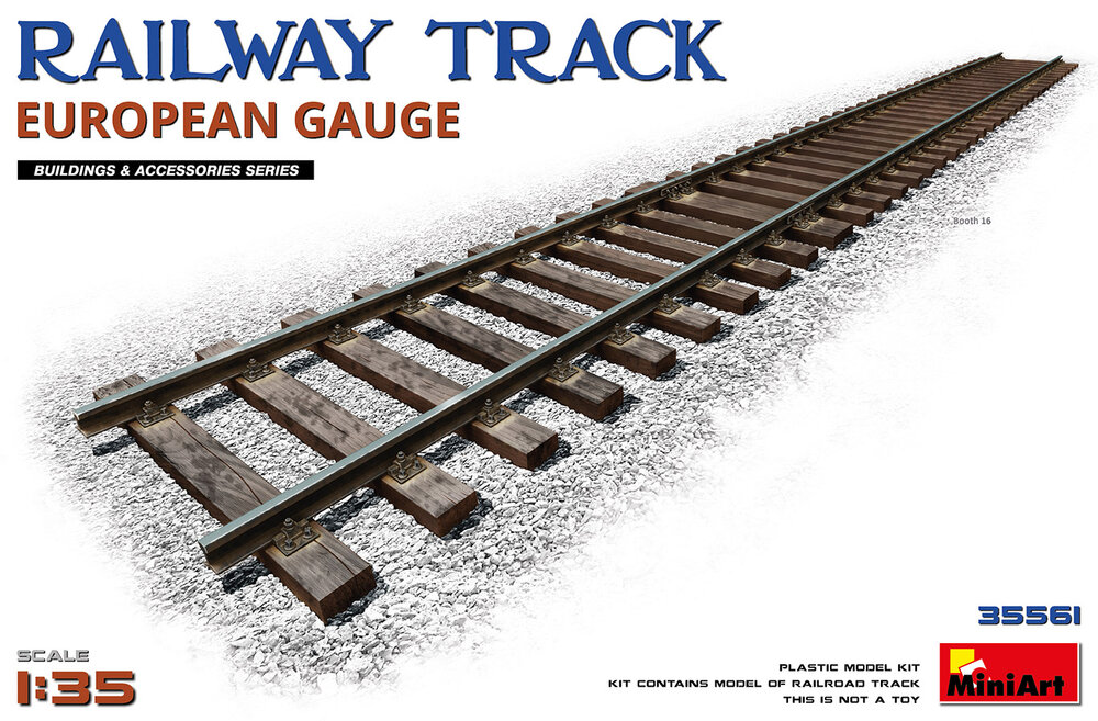 Railway Track European Gauge 1/35