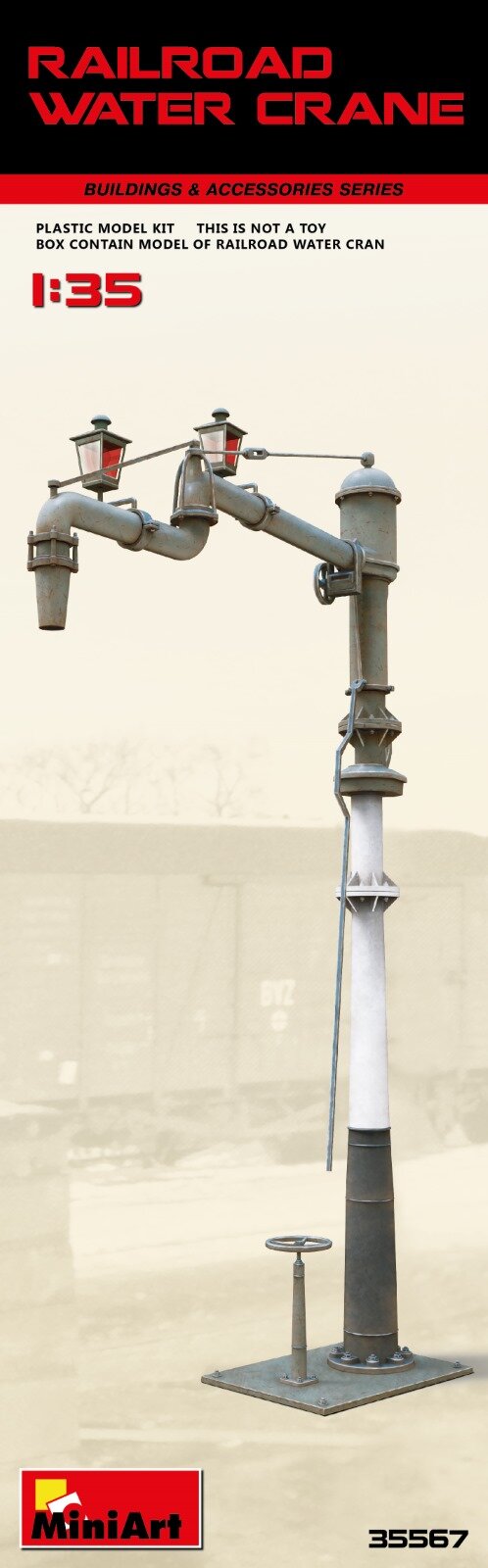 Railroad Water Crane 1/35