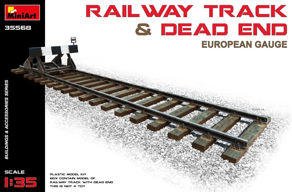 Railway Track & Dead End (Eur) 1/35