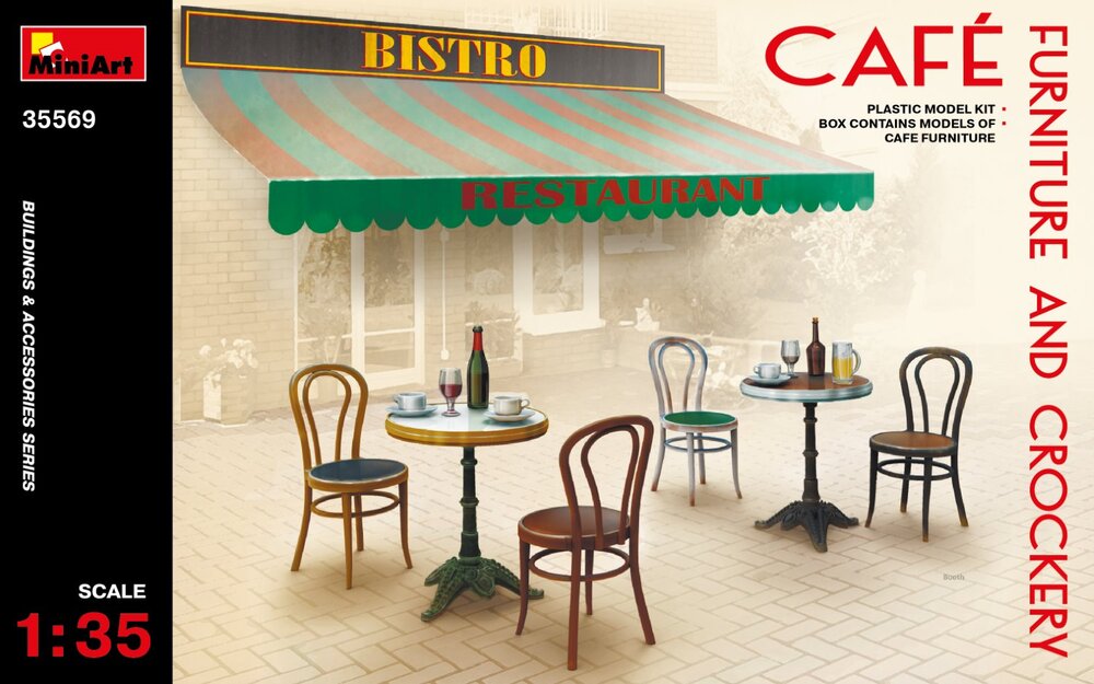 Café Furniture & Crockery 1/35