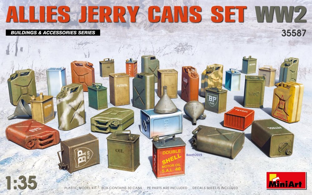 Allies Jerry Cans Set WW2 1/35