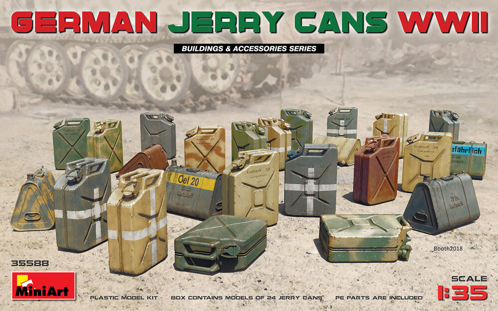 German Jerry Cans Set WW2 1/35