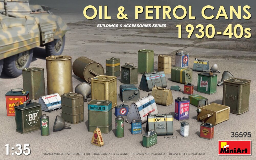 Oil & Petrol Cans '30s-40s 1/35
