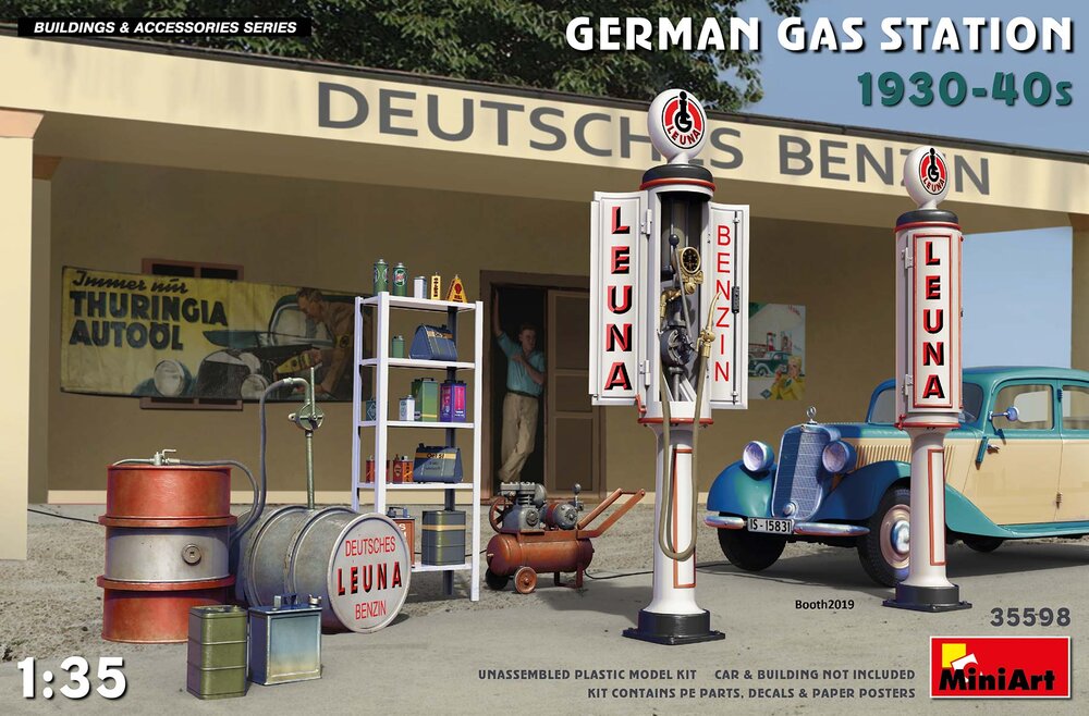 German Gas Station 1930-40' 1/35