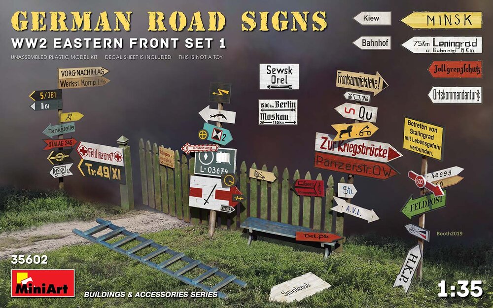 German Road Signs WW2 Easter 1 1/35